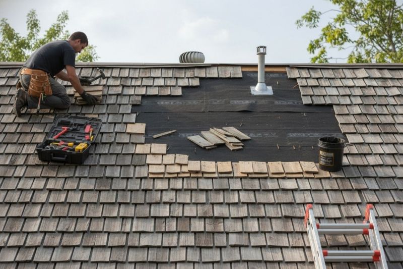 Shake Roof Replacement